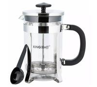 Cafetière à piston - KINGHOFF - KH-4837 - 600ml - Acier inoxydable - Verre borosilicaté
