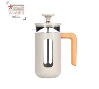 Cafetiere à piston - KITCHEN CRAFT - La Cafetière Pisa - 3 tasses - Acier inoxydable - Verre borosilicaté