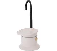 Cafetière à tube unique 1 tasse 50ML Alliage d'aluminium à bec unique Cafetière de table pour le camping, l'extérieur et le voyage Blanc