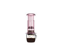 AeroPress Cafetière Clear Rose – Méthode 3 en 1 (piston & espresso), portable pour camping et voyage