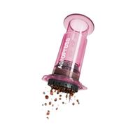 Cafetière AeroPress Clear - Un plaisir de café parfait, facile et rapide à préparer, avec 100 filtres Rose