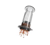Cafetière AeroPress Clear - Un plaisir de café parfait, facile et rapide à préparer, avec 100 filtres Transparent
