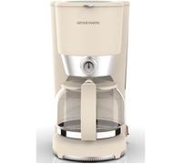 Cafetière ARTHUR MARTIN rétro - 12 tasses - 900 W - Filtre - Crème