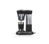 Machine à café avec Broyeur PRIXTON Capri, Cafetière à Grain et à Café Moulu avec Système Goutte à Goutte, Tasse Acier, 600W, Noir