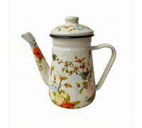 Cafetière avec Couvercle sans Additifs, style to 1, 1, | Émaillé, Bouilloire, Rétro, Ustensile Cuisine, pour Camping