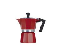 Cafetière Barazzoni 3 Tasses en Aluminium Rouge 8.7 x 15.1 x 15.7 cm