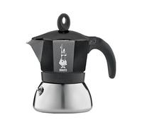Cafetière Bialetti, Modèle 006936 MOKA INDUCTION, Chrome Et Noir, Pour Café