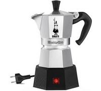 Cafetière Bialetti Moka Elettrika Argent et Noir Argent G