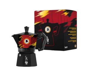 Cafetière Bialetti Moka Express Roma, non compatible avec l’induction, aluminium, argent, 3 tasses (130 ml)