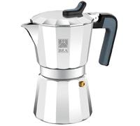 Cafetière - BRA - Deluxe - 6 Tasses - Aluminium - Compatible Cuisinière à Gaz