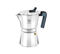 Cafetière - BRA - Deluxe2 - Aluminium 9 tasses - Moka (cafetière à pression) - Compatible gaz/vitrocéramique/électrique