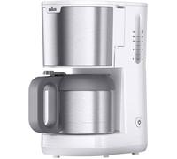 Cafetière - BRAUN - KF 1505 WH - Acier inoxydable - Blanc - Système OptiBrew