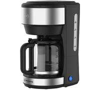 WESTINGHOUSE Machine à café de la série Basic, machine à café filtre jusqu'à 10 tasses, filtre permanent, verseuse en verre, système anti-gouttes, fonction maintien au chaud jusqu'à 30 minutes