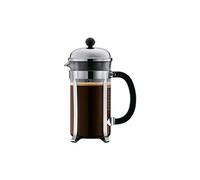 Cafetière à piston 8 tasses CHAMBORD verre & acier chromé 1L