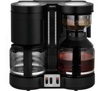 cafetière combiné filtres et expresso pour 20 tasses 2200W noir