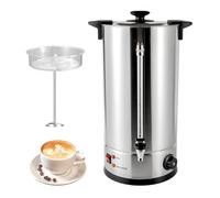 Cafetière commerciale, distributeur d'eau chaude en acier inoxydable, robinet thermostatique, pour buffet, traiteur, mariage, salle de réunion, salon, bureau à domicile(25L)