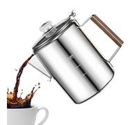 Cafetière de camping | Percolateur à café en acier inoxydable - Machine pour la collection des amis de la famille