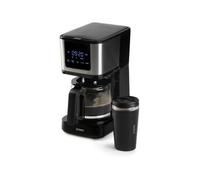 DOMO Cafetière filtre Do733K – 900 W, 4 à 10 tasses, écran LCD, 3 intensités – Noir