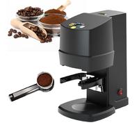 Cafetière Électrique Automatique Café Tamper Café Poudre Presse Tamper avec Alimentation en Acier Inoxydable Espresso Machine À Café,Black