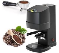 Cafetière Électrique Automatique Café Tamper Café Poudre Presse Tamper avec Alimentation en Acier Inoxydable Espresso Machine À Café,Black