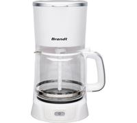 Cafetiere électrique - BRANDT - CAF1318S - Blanc et Silver - 1,8 L - 1100 W - 18 tasses