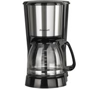 BRANDT - CAF815X - Cafetière Filtre - Capacité 15 Tasses - 800W - Maintien Au Chaud - Système Antigouttes - 1,5L - Inox