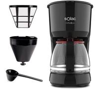 Cafetière Électrique De 1,25l 750w Jusqu'à 12 Tasses Noir