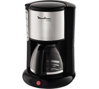 cafetière électrique de 1,25L pour 10 a 15 tasses 1000W gris noir Moulinex