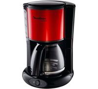 cafetière électrique de 1,25L pour 10 a 15 tasses 1000W rouge noir FG360D10 krups