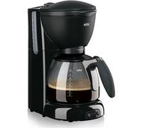 cafetière électrique de 1,2L pour 10 tasses 1100w noir Braun Noir G