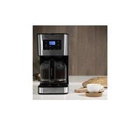 Cafetière électrique de 1,5l avec écran lcd 950w gris noir
