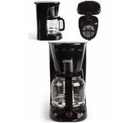 Cafetière Électrique - Haute Qualité - 15 Tasses - Noir - Carafe En Verre - Système D'arrêt Automatique