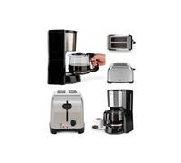 Cafetière Électrique - Inox - 1.5l - 12 Tasses - 1000w - Fonction Anti-Gouttes