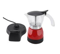 Cafetière électrique Italienne, 150 Ml, 3 Tasses, Percolateur électrique en Aluminium avec Système de Filtre Précis, Fonction Anti-goutte, Fonctionnement Rapide et Pièces Faciles