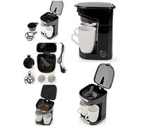 Cafetière électrique - LIVOO - Duo 2 Tasses - 450W - Compacte - Filtre nylon 0,25L