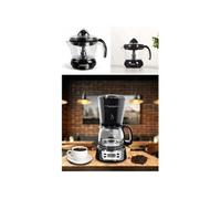 Cafetière Électrique - Noire - 6 Tasses - 650w - Programmable - Fonction Maintien Au Chaud