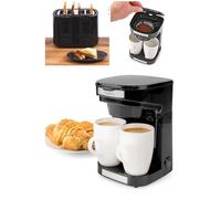 Cafetière électrique - Non spécifié - Duo 2 tasses - 450W - Filtre permanent - Noir