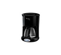 cafetière électrique programmable de 0,6L pour 6 tasses avec écran LCD 1000W noir FG262810 krups