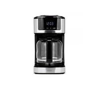 BM TOOLS Cafetière électrique programmable Livoo DOD208 15 tasses, 1,8L, filtre réutilisable, fonction programmation, Noir