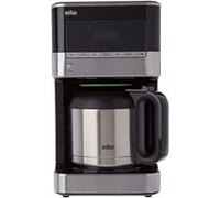 Cafetière Électrique Programmable Pour 10 Tasses 1000w Inox / Noir