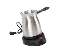 Cafetière électrique turque en acier inoxydable avec prise en main confortable, 600 ml pour bureau à domicile