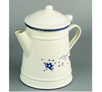 Cafetiere email decore conique 1 l