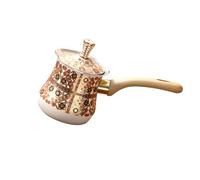 Cafetière en acier inoxydable avec poignée en bois pour préparer du café et chauffer le lait, le chocolat, le beurre, la soupe, le chauffe-lait et les cafetières