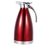 Cafetière en acier inoxydable Distributeur de boissons avec pichet, boîteille à eau chaude, thermocollant double paroi, isolé au vide