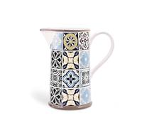 Cafetière en céramique Maestro Holiday in Porto 1L design portugais élégant pichet à thé et café 1000ml céramique durable accessoire de table raffiné style méditerranéen MR-20005-55