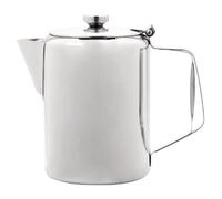 Cafetière en Inox Poli - Olympia - Concorde - 2 L - Poignée Résistante - Finition Miroir