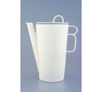 Cafetière en porcelaine, Bohemia White, porcelaine tchèque