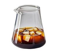 Cafetière en verre conique for infusion manuelle, café glacé à partager, tasse aromatique, outils Bariata