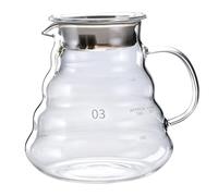 Cafetière en verre standard 2026 avec couvercle pour machines à café filtre, culture de la table élégante (C, taille unique)
