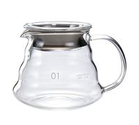 Cafetière en verre standard 2026 avec couvercle pour machines à café filtre, culture de la table élégante (A, taille unique)